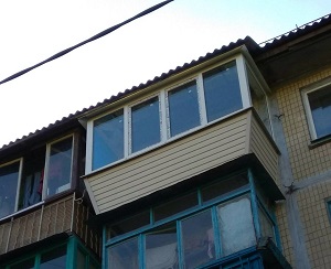 Внешняя обшивка балконов пластиком